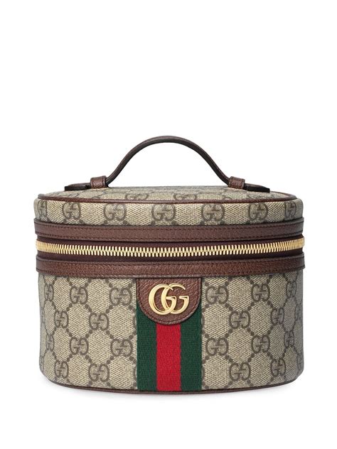 gucci cosmetic case with d ring detail|Gucci ophidia cosmetic case.